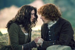 blog, Outlander cast, Jamie Claire Say Goodbye Dragonfly in Amber