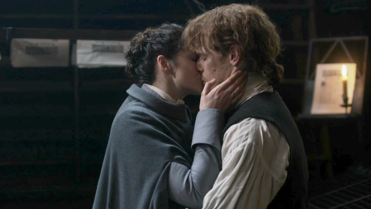 kissing in Outlander, kiss isn't just a kiss