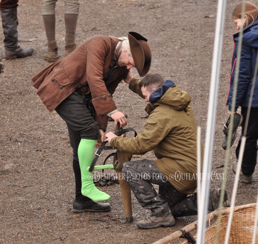 outlander season 4 behind-the-scenes, gary dempster photos, outlander cast blog