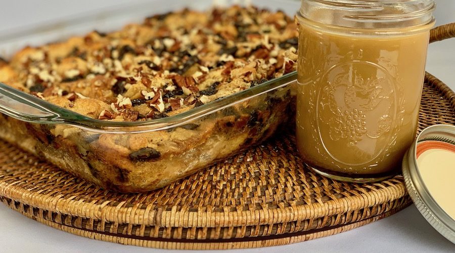 Bread Pudding, bread, scotch, whisky, whisky sauce, 18th century baking, Fraser’s Ridge
