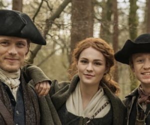 outlander episode 409, behind the scenes filming outlander season 4, the birds and the bees