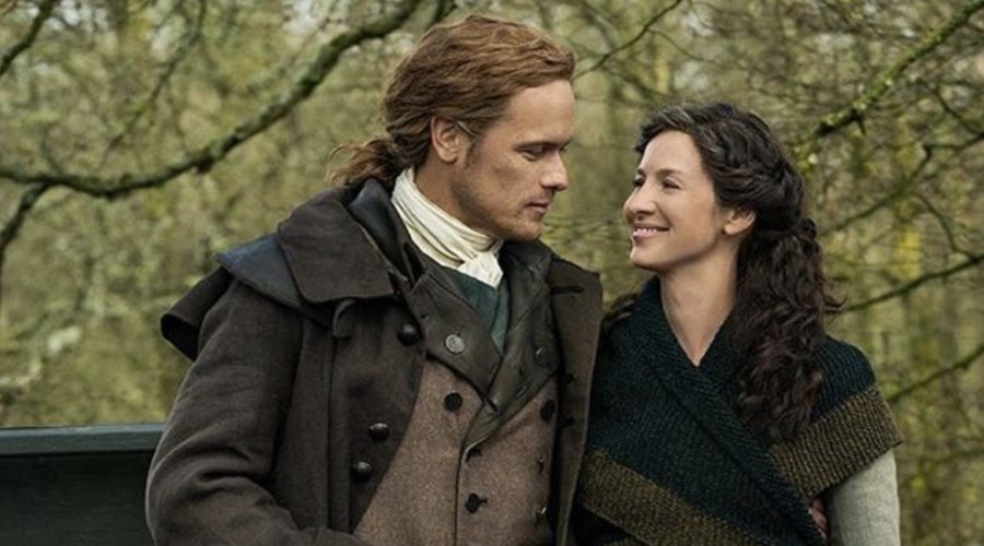 behind the scenes outlander season 5, claire and jamie