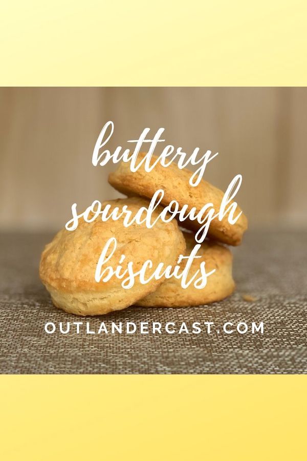 Buttery Sourdough Biscuits Pinterest banner