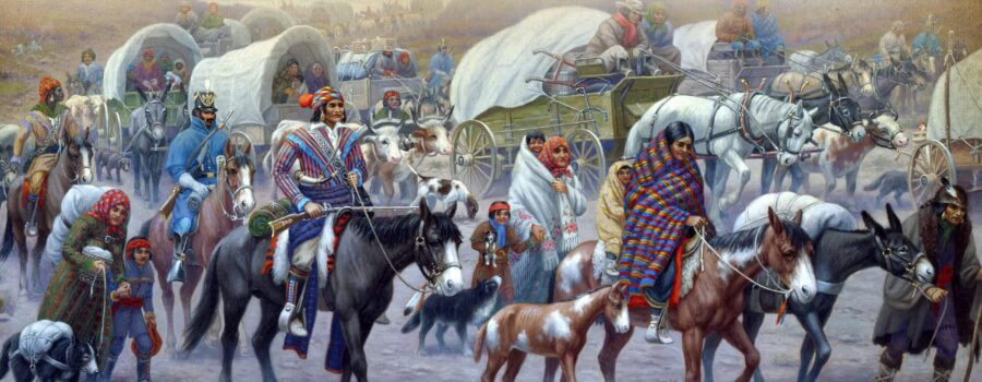 Trail of Tears painting.